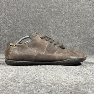 Camper Mens Peu Rambia Daily Casual Brown Leather Tennis Shoes Sz EU 46 US 12-13